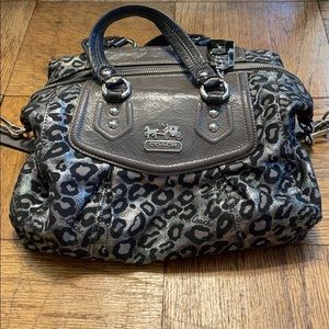 Coach leopard bag